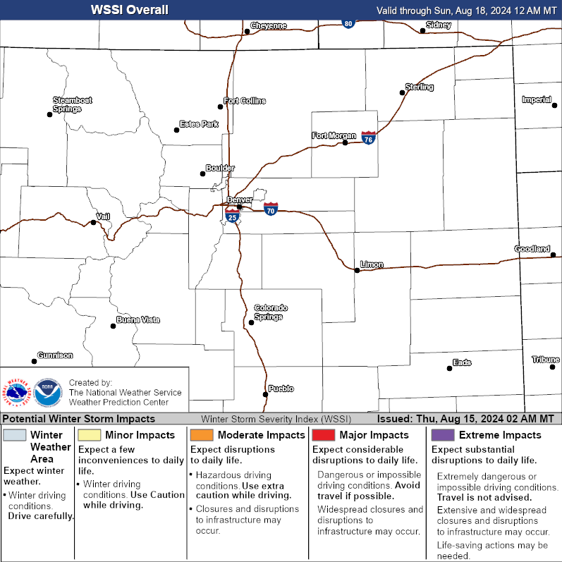 Winter Storm Severity Index