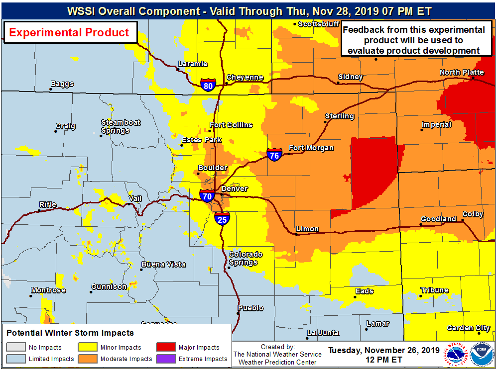 Winter Storm Severity Index