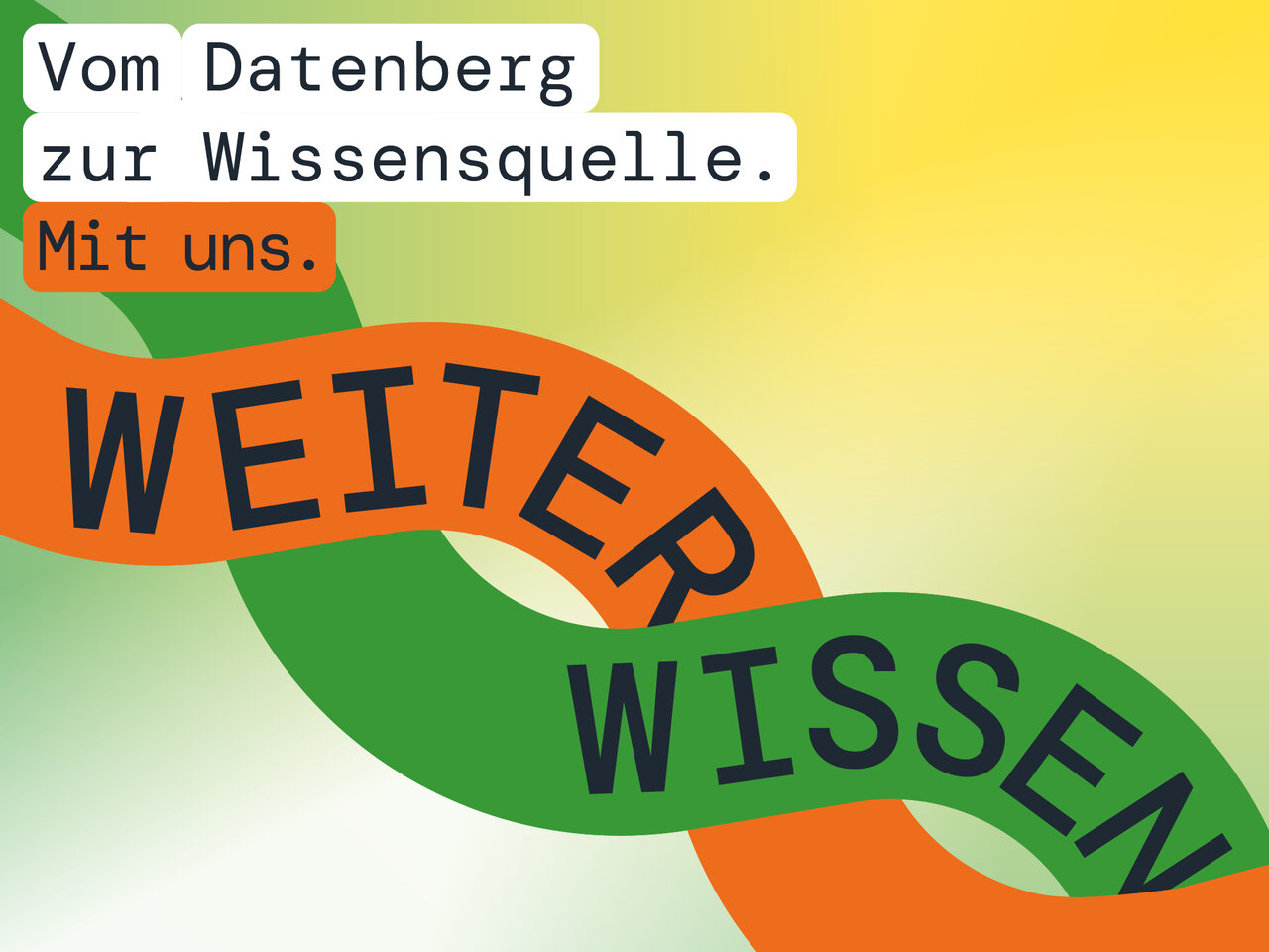 Zur Website der dbv Kampagne "Weiter Wissen" Vom Datenberg zur Wissensquelle. Mit uns.