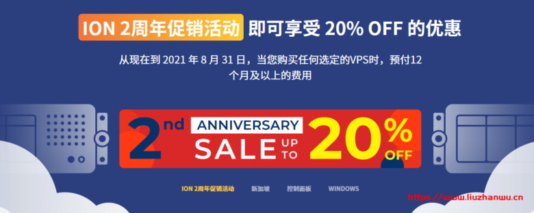 iON：两周年庆，圣何塞CN2 GIA和新加坡CN2年付8折优惠，KT旗下商家，网速快稳定-主机之家测评