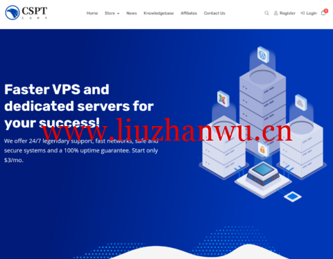 CSPT：洛杉矶机房高防VPS，1核/512MB/10GB/不限流量/5Mbps带宽，$0.01/月，三网CMIN2-主机之家测评