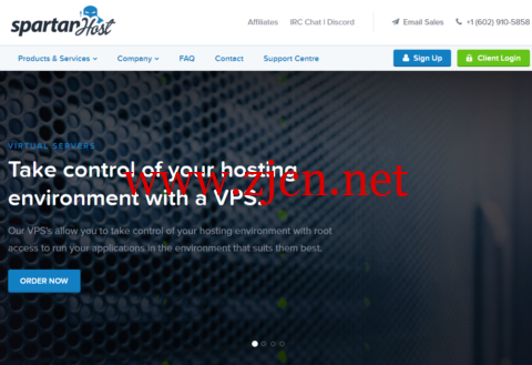 斯巴达(SpartanHost)：西雅图机房E5 KVM VPS，8折优惠，10Gbps带宽，$8/月，三网联通as4837线路-主机之家测评
