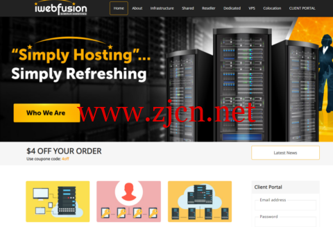 iWebFusion：全场VPS，7.5折优惠，1核/4GB/20GB/1.5TB@1Gbps，$7/月起，可选洛杉矶/北卡等5个机房-主机之家测评