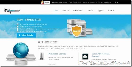 Sharktech：高防VPS年付29.7美元起,高防服务器$79/月起,1~10Gbps不限流量,洛杉矶/丹佛等机房