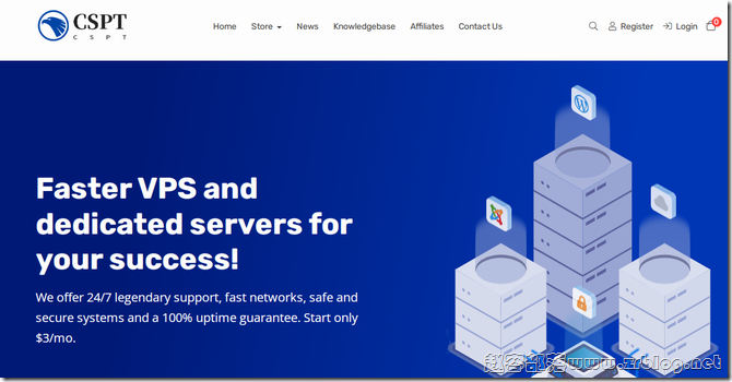 CSPT：$0.01/月-512MB/10GB/5M无限流量/高防VPS/三网CMIN2/洛杉矶机房